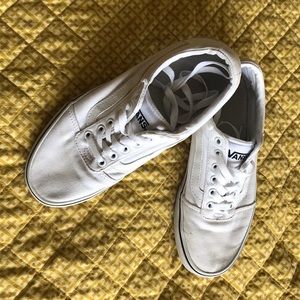 White Old Skool Vans